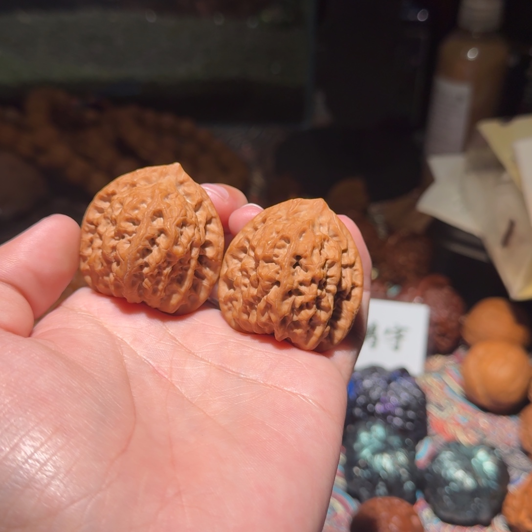 把件核桃1262号41蓟县佛肚文玩核桃