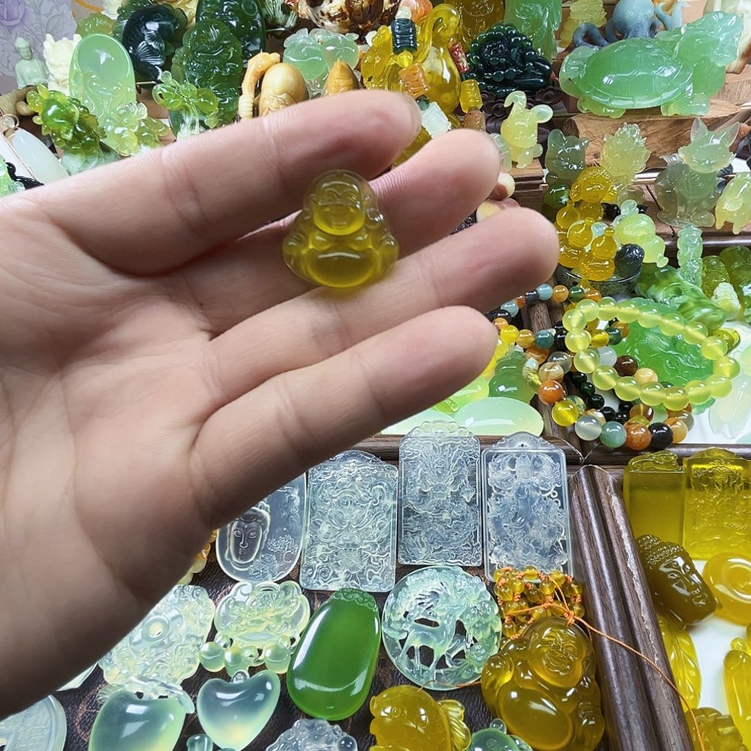 岫玉未镶嵌吊坠(不含链)