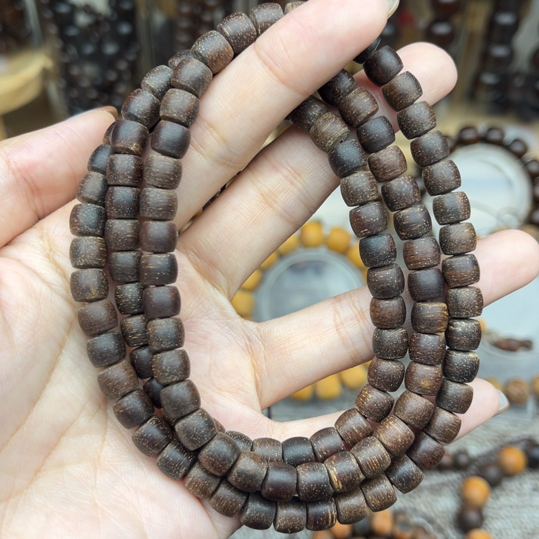 贡木巴布亚6/7 108黑油麻丝