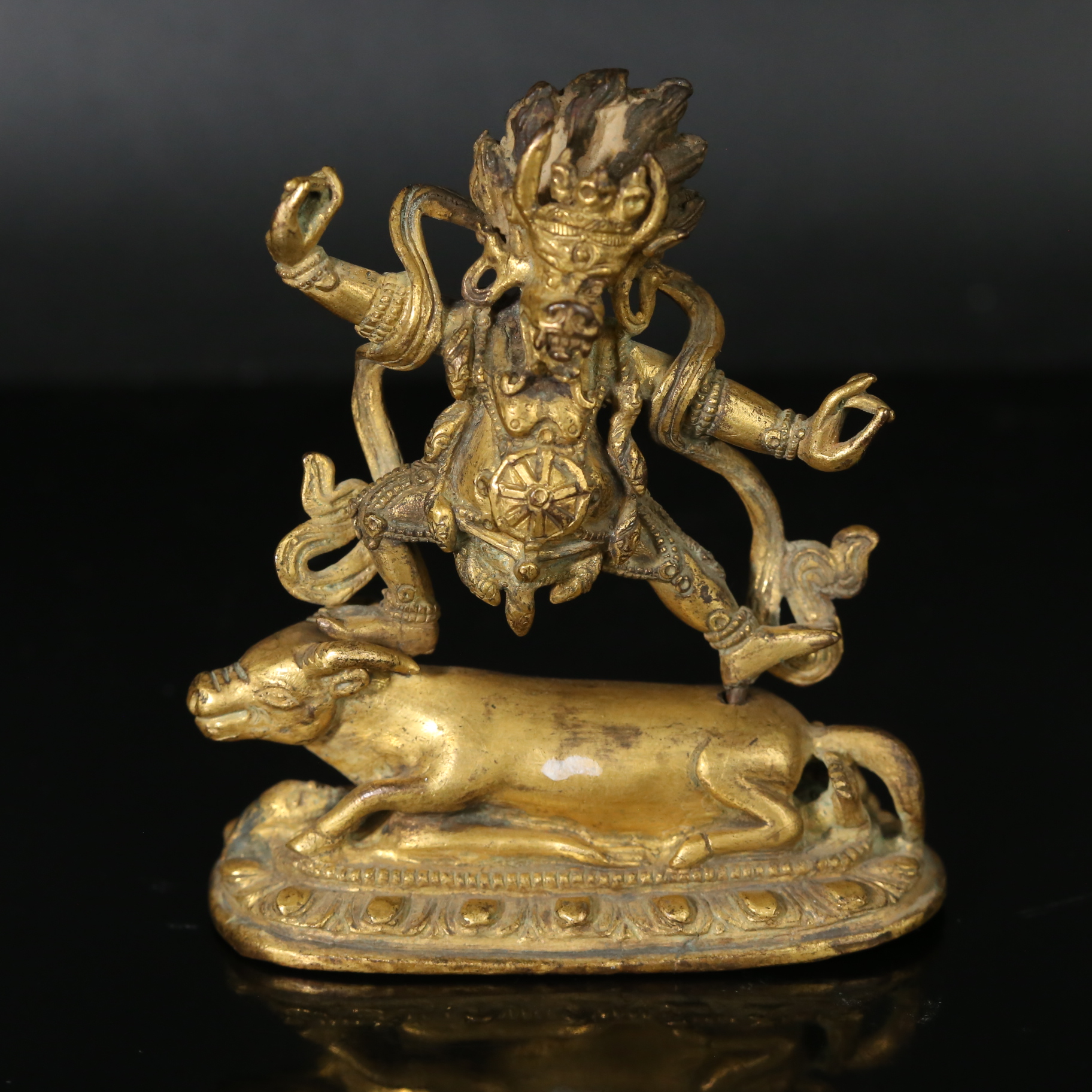 十九世纪铜大威德金刚像【华豫之门】AXD2512162017