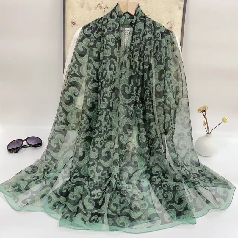 YRS030青影纹（130*190）女士围巾