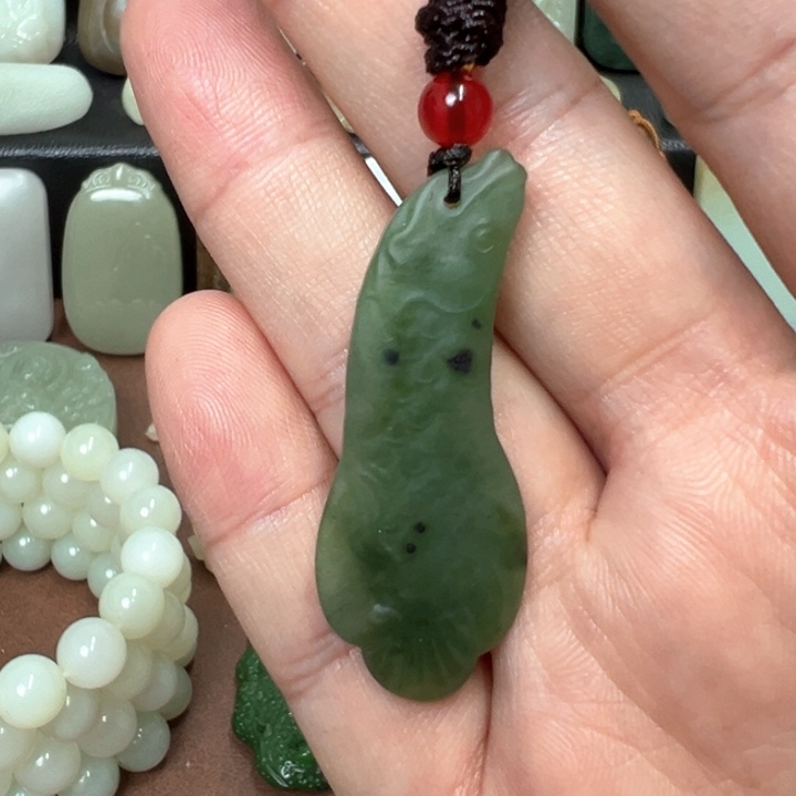 吊坠(不含链)未镶嵌和田玉