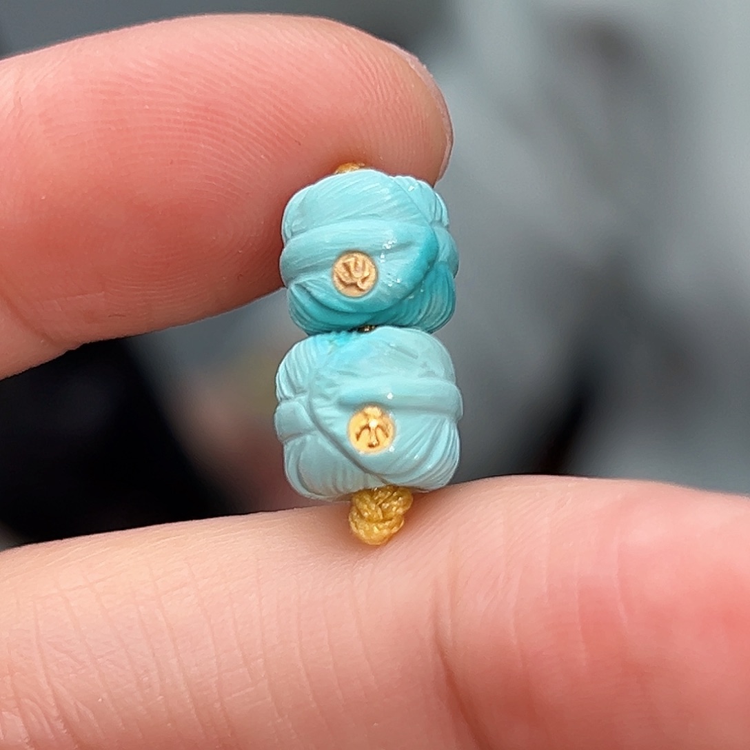 绿松石珠宝奇石未镶嵌