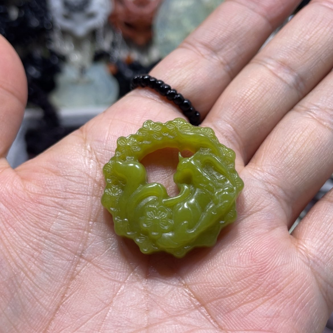 【闪购商品】岫玉颈饰未镶嵌58吊坠