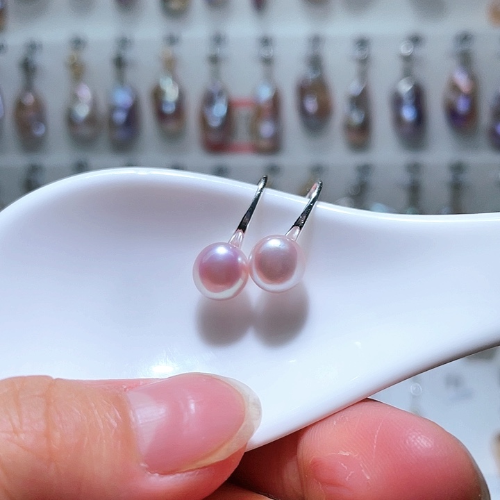 淡水珍珠耳饰未镶嵌