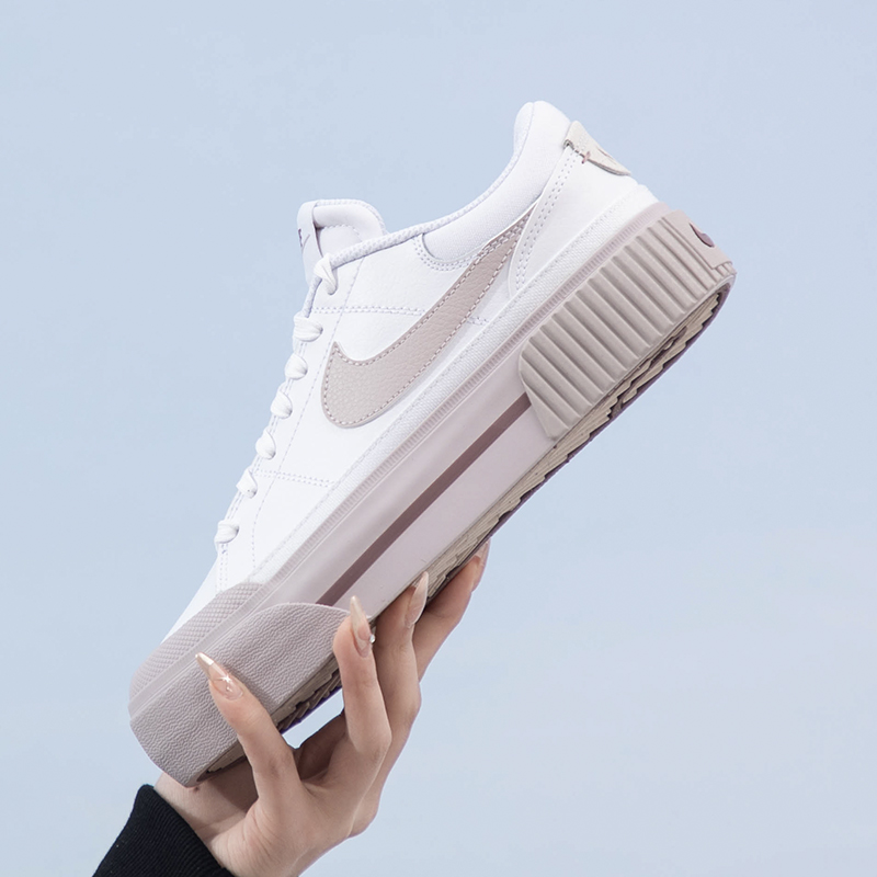 NIKE耐克女鞋板鞋新款COURT低帮厚底运动鞋耐磨时尚休闲鞋 DM7590