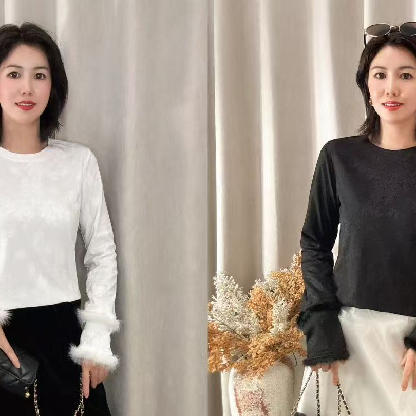 新中式长袖秋冬百搭打底上衣