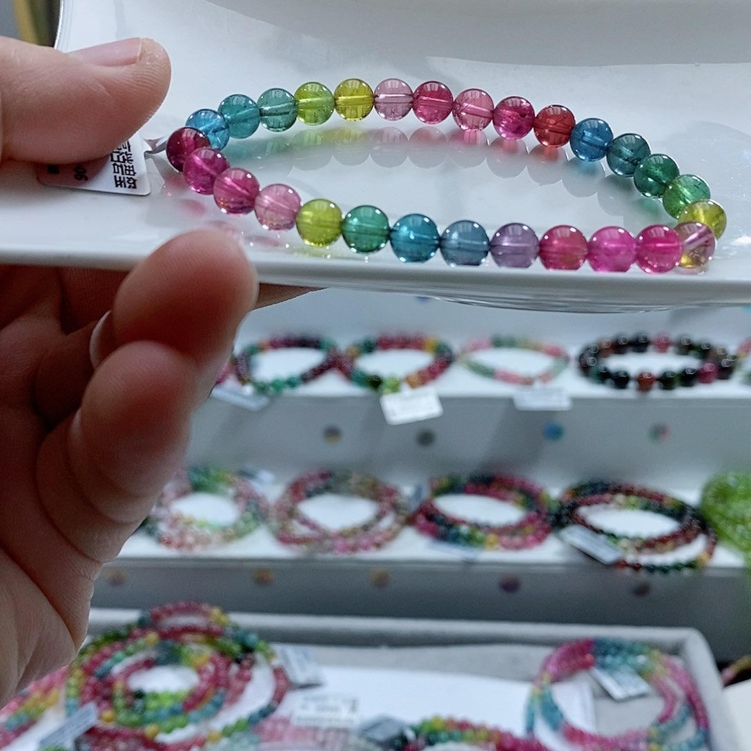 碧玺手链未镶嵌手链