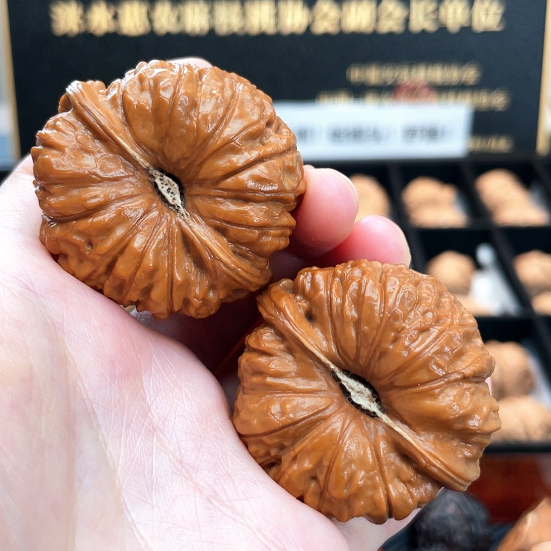 把件文玩核桃45尺C位南瓜墩