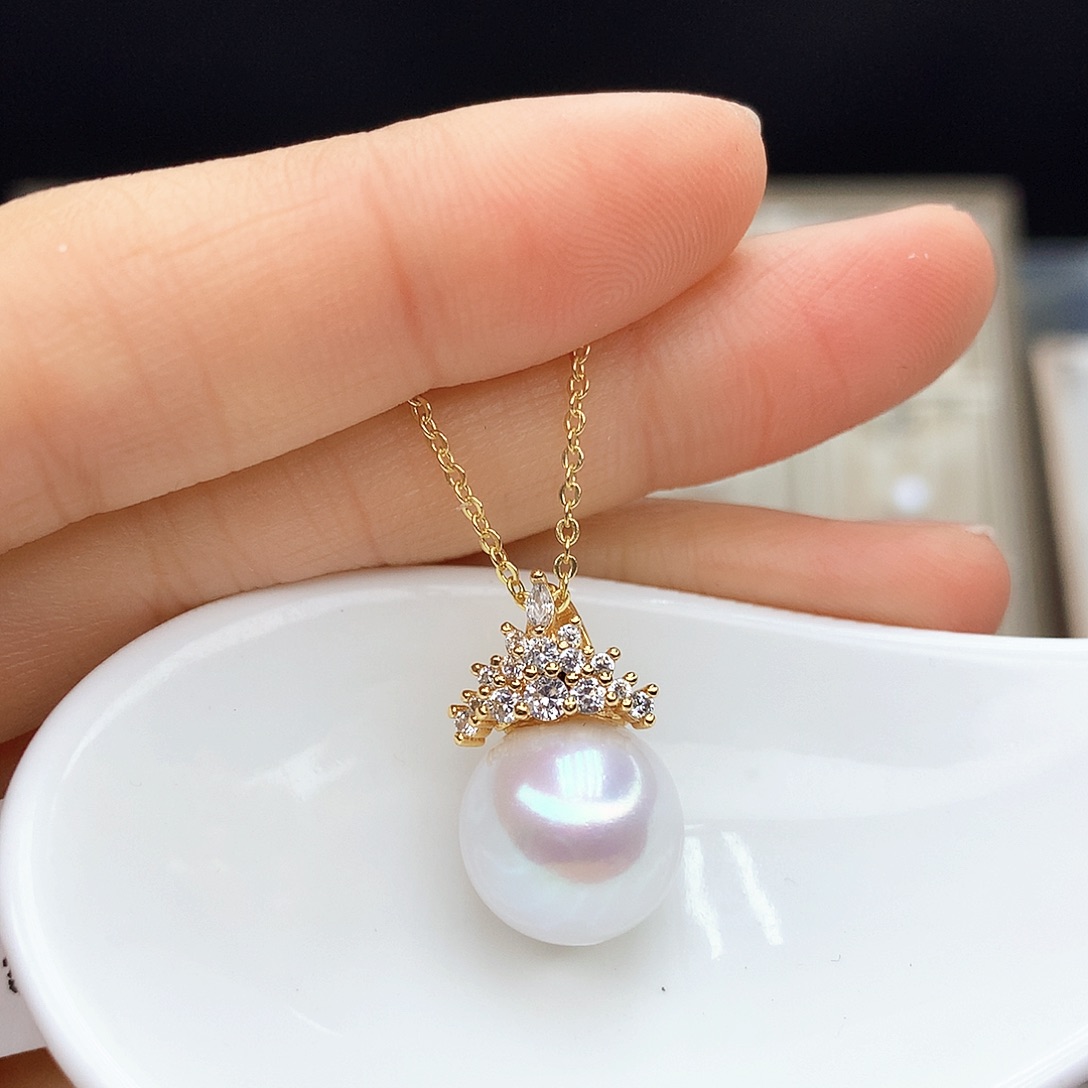 淡水珍珠颈饰合金