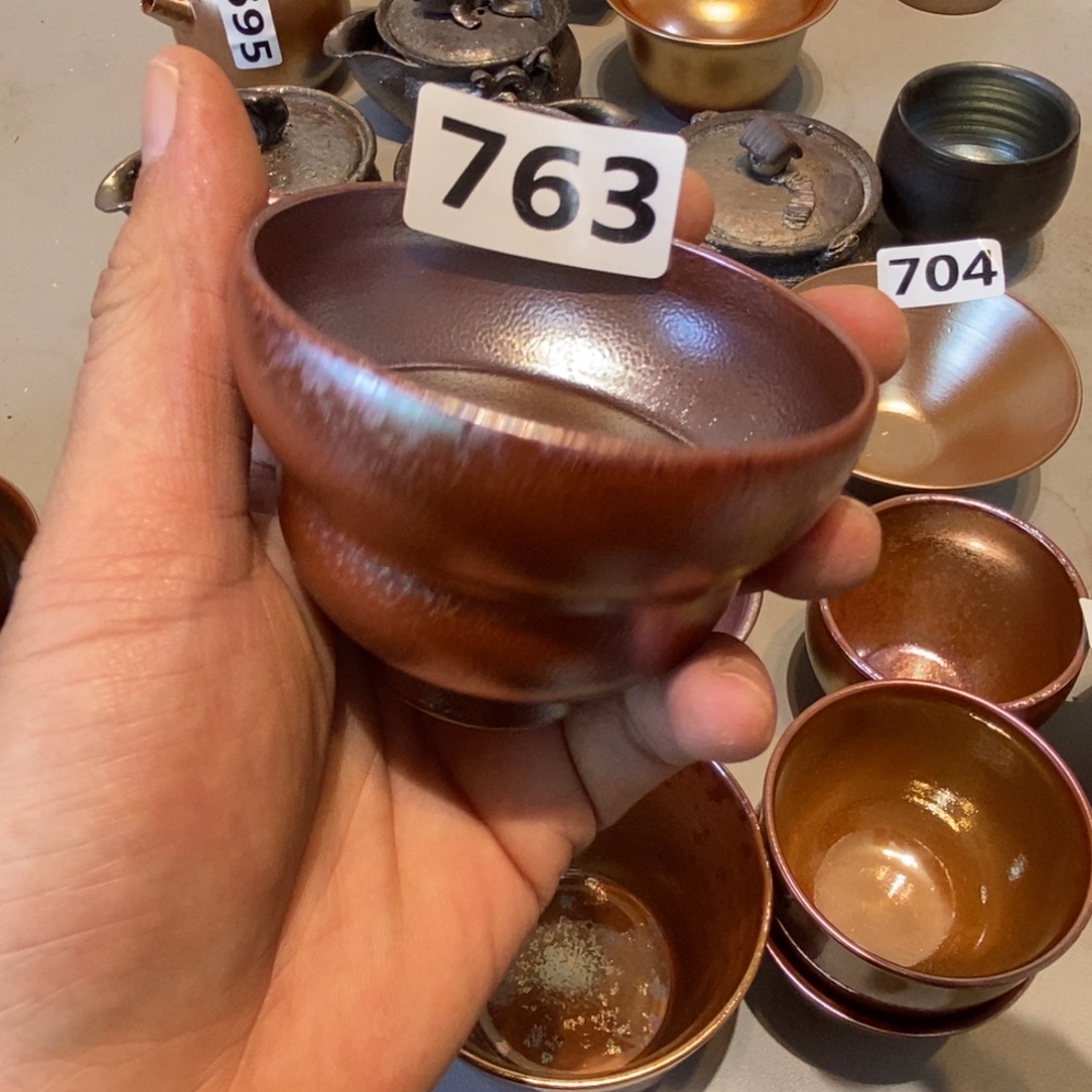 柴烧茶具陶瓷杯子