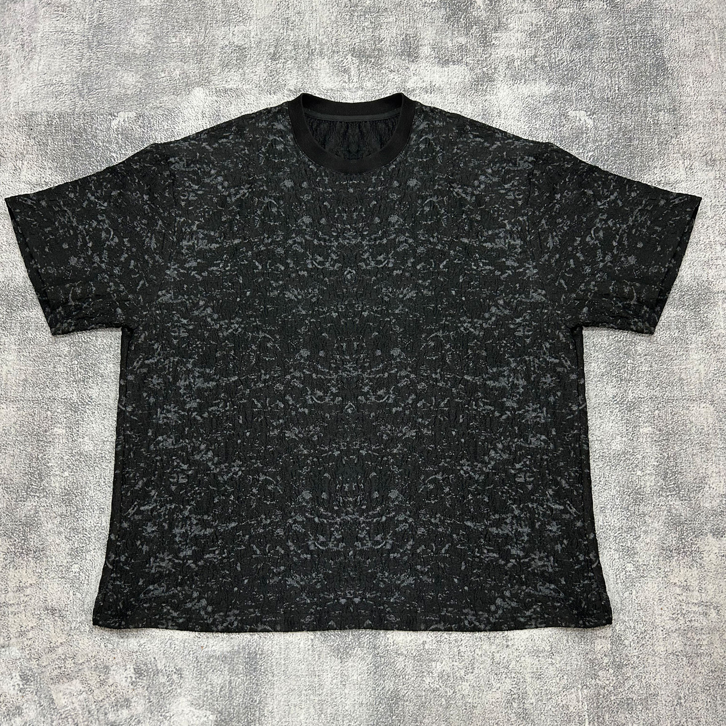 黑洞之眼第12季原创 《黑雪》褶皱透气不透肉短袖 舒适性高级感拉满