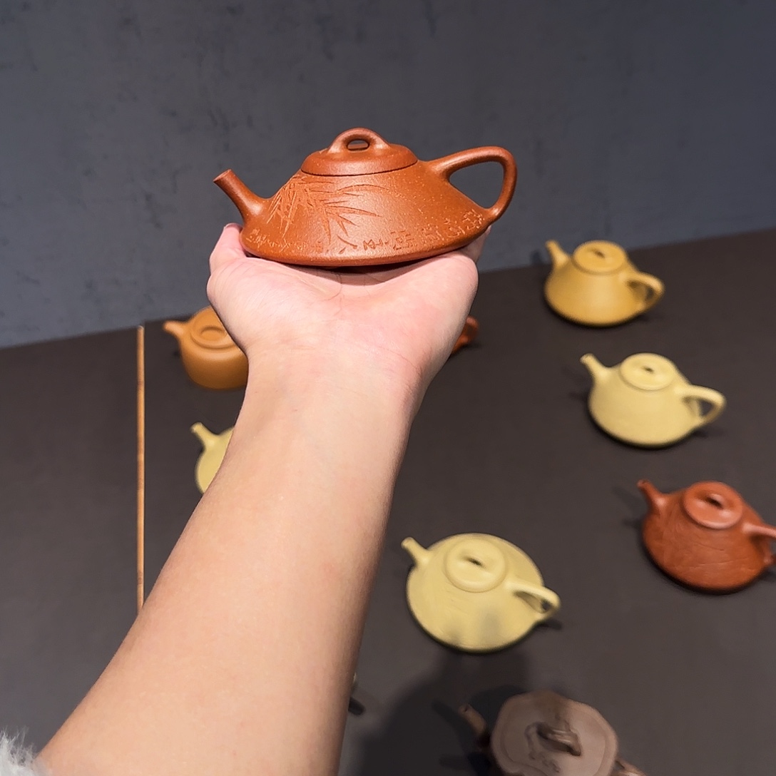 春***面公道杯紫砂红降坡 子冶 160cc