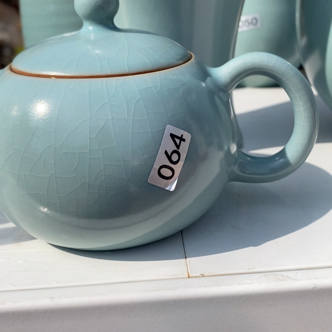 摆件塔*班抱朴汝瓷仿古微瑕