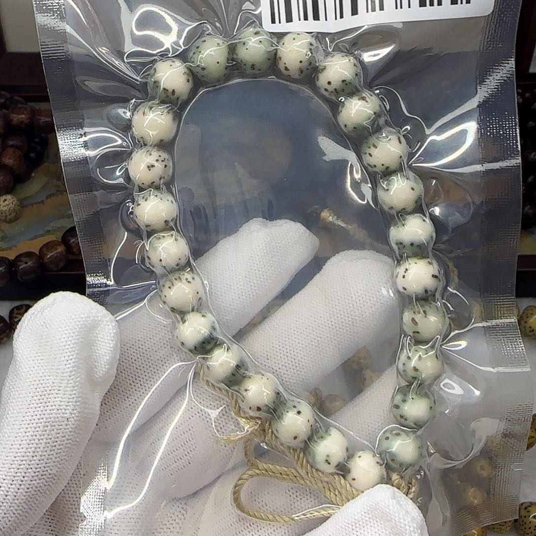 星月菩提手串卡9正圆河豚