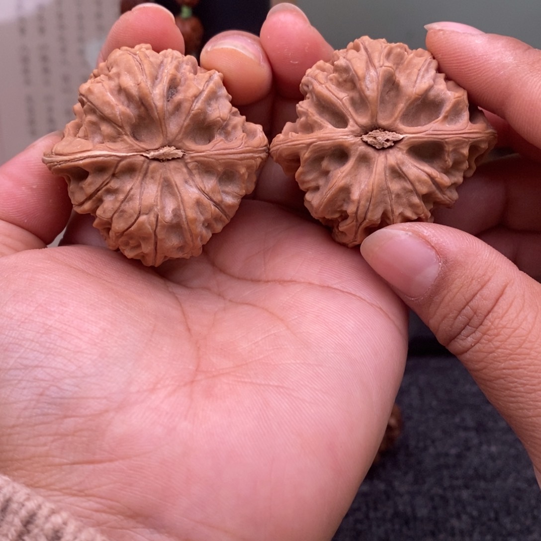 文玩核桃把件44蓟县蛤蟆眼