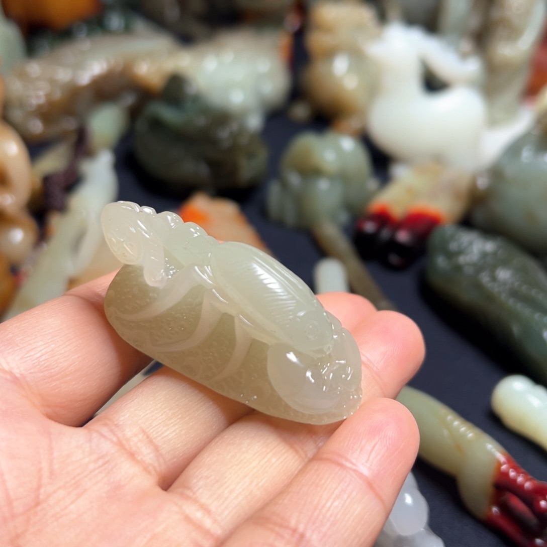 和田玉颈饰未镶嵌用****7