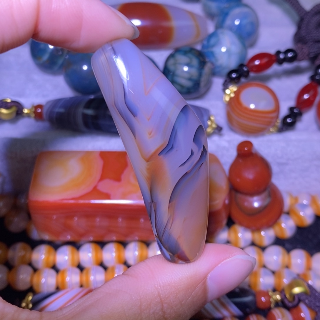 玛瑙/玉髓未镶嵌颈饰