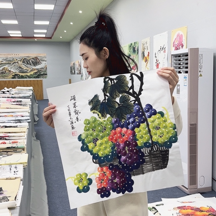 国画国画宣纸纯手绘作品