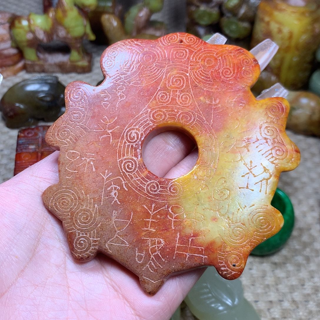 白玉菩提吊坠挂件