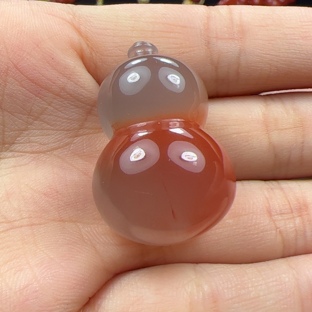 未镶嵌葫芦南红玛瑙