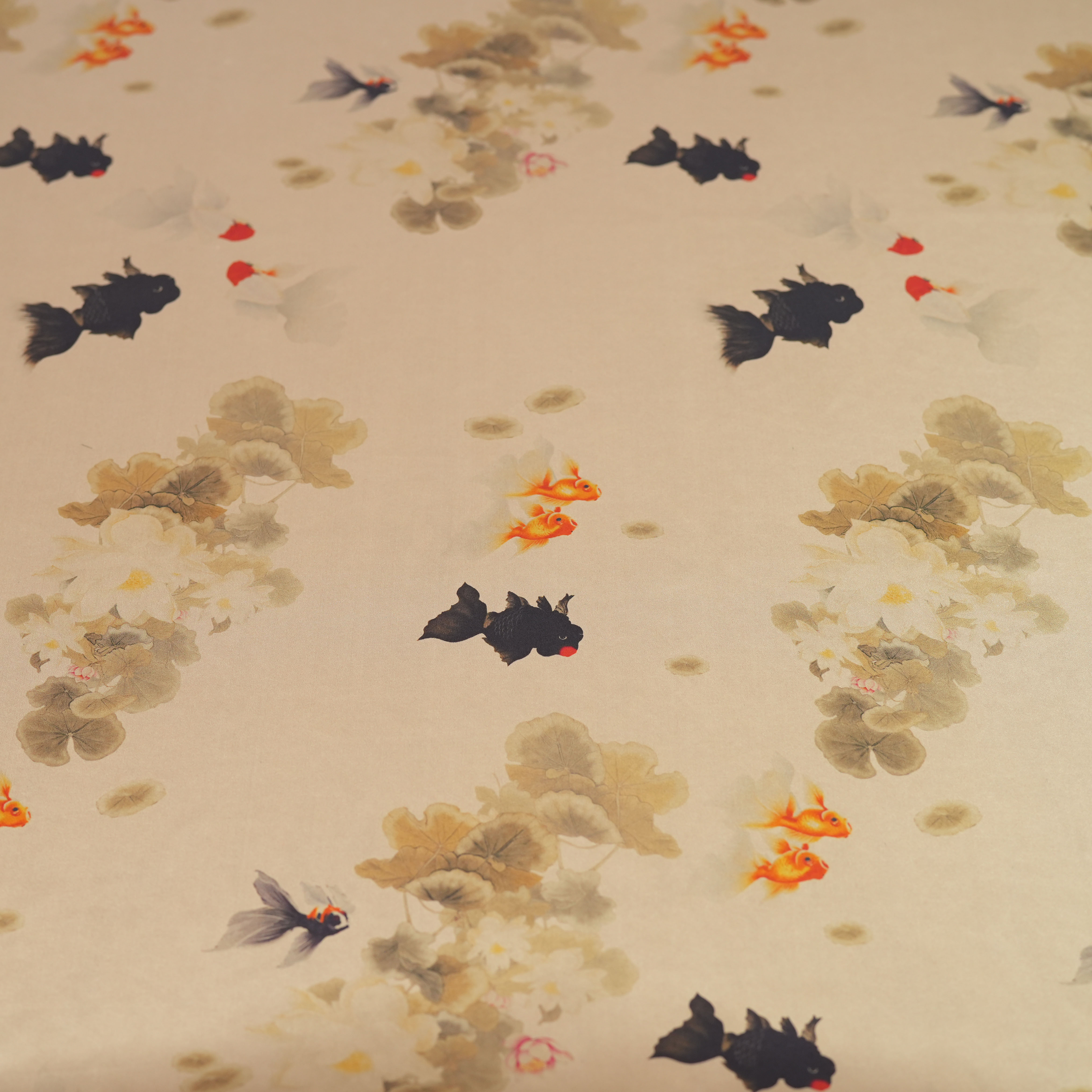 立雪（如鱼得水）满百桑蚕丝香云纱面料一经裁剪不支持七天无理由