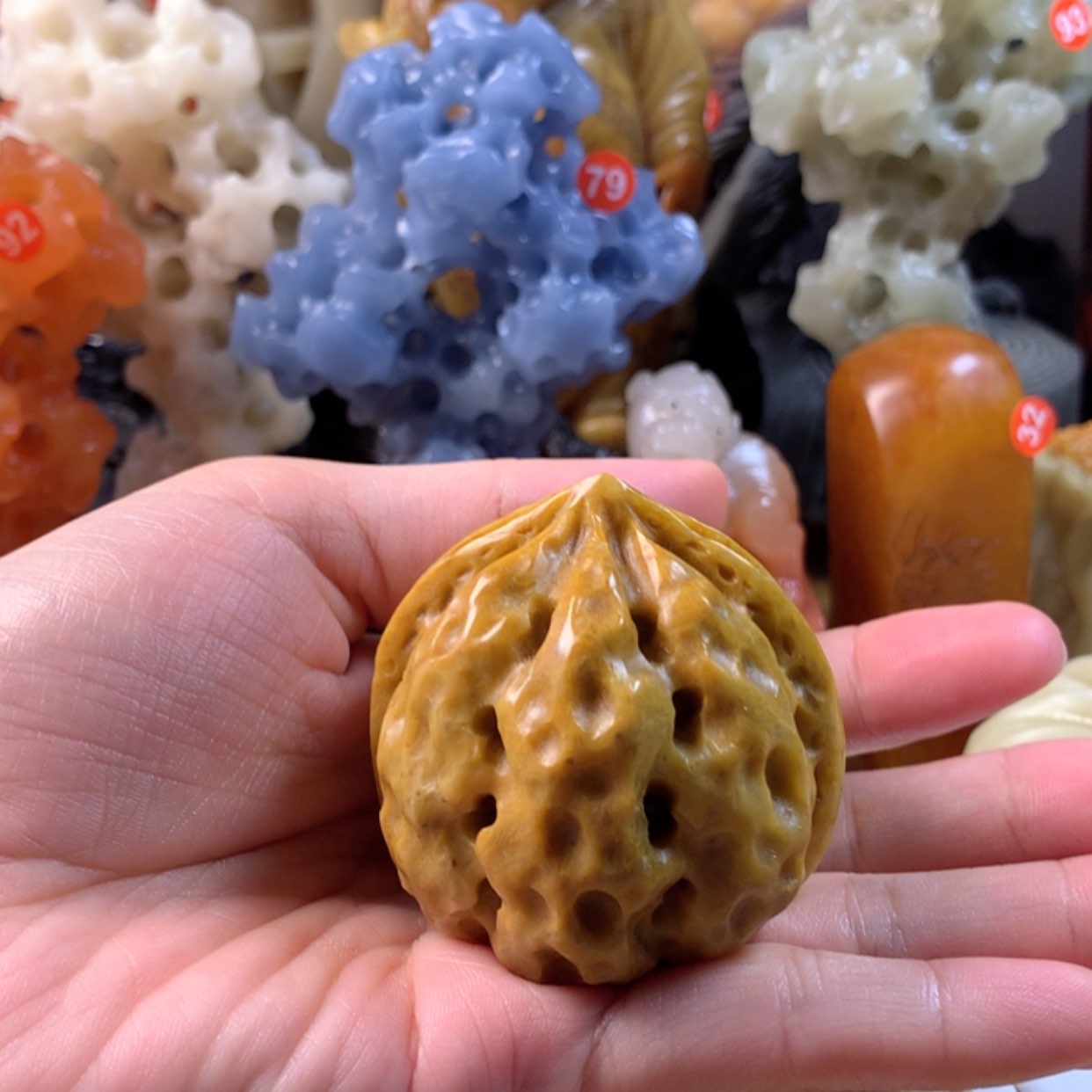 【闪购商品】寿山石草**秋寿山石纯手工雕刻