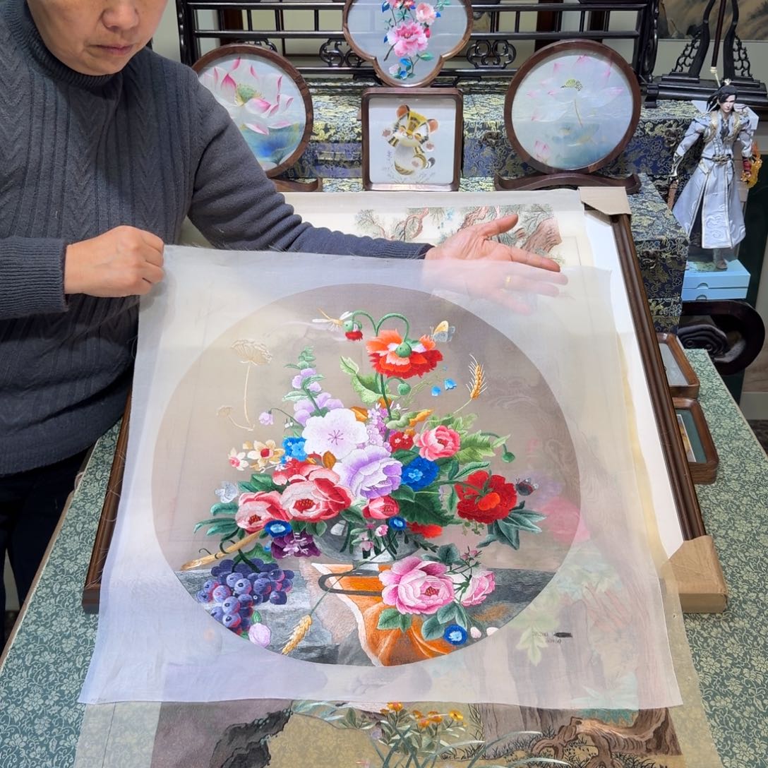 刺绣手工苏绣工艺精品