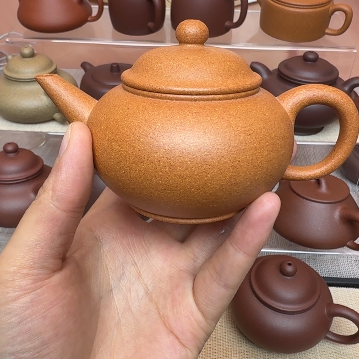 领***正茶壶紫砂水平145cc