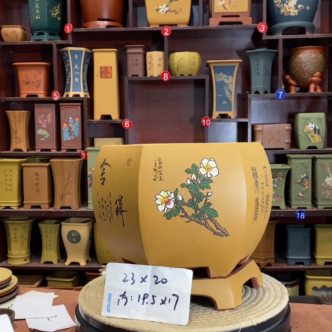 紫砂花盆紫砂艺术