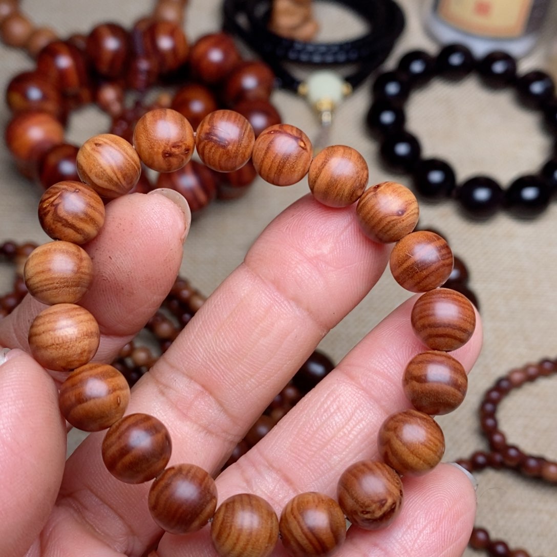 檀香木无事牌老山檀香1.0*19结疤