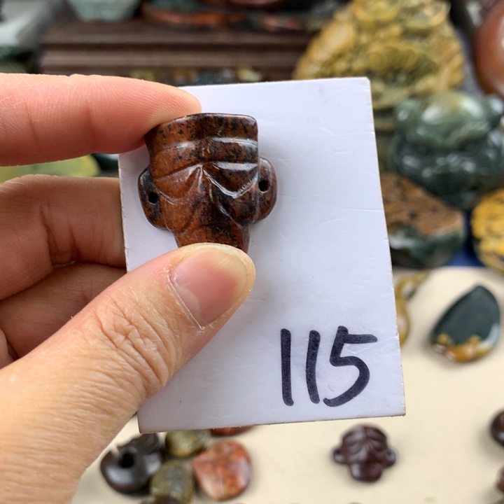 岫岩河磨玉（透闪石质玉）挂件未镶嵌卧*轩