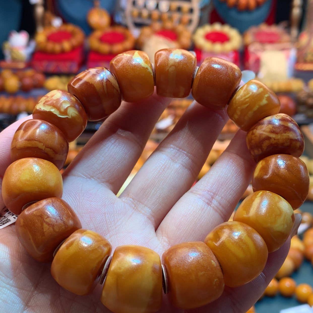 【闪购商品】蜜蜡手串未镶嵌蜜蜡手串