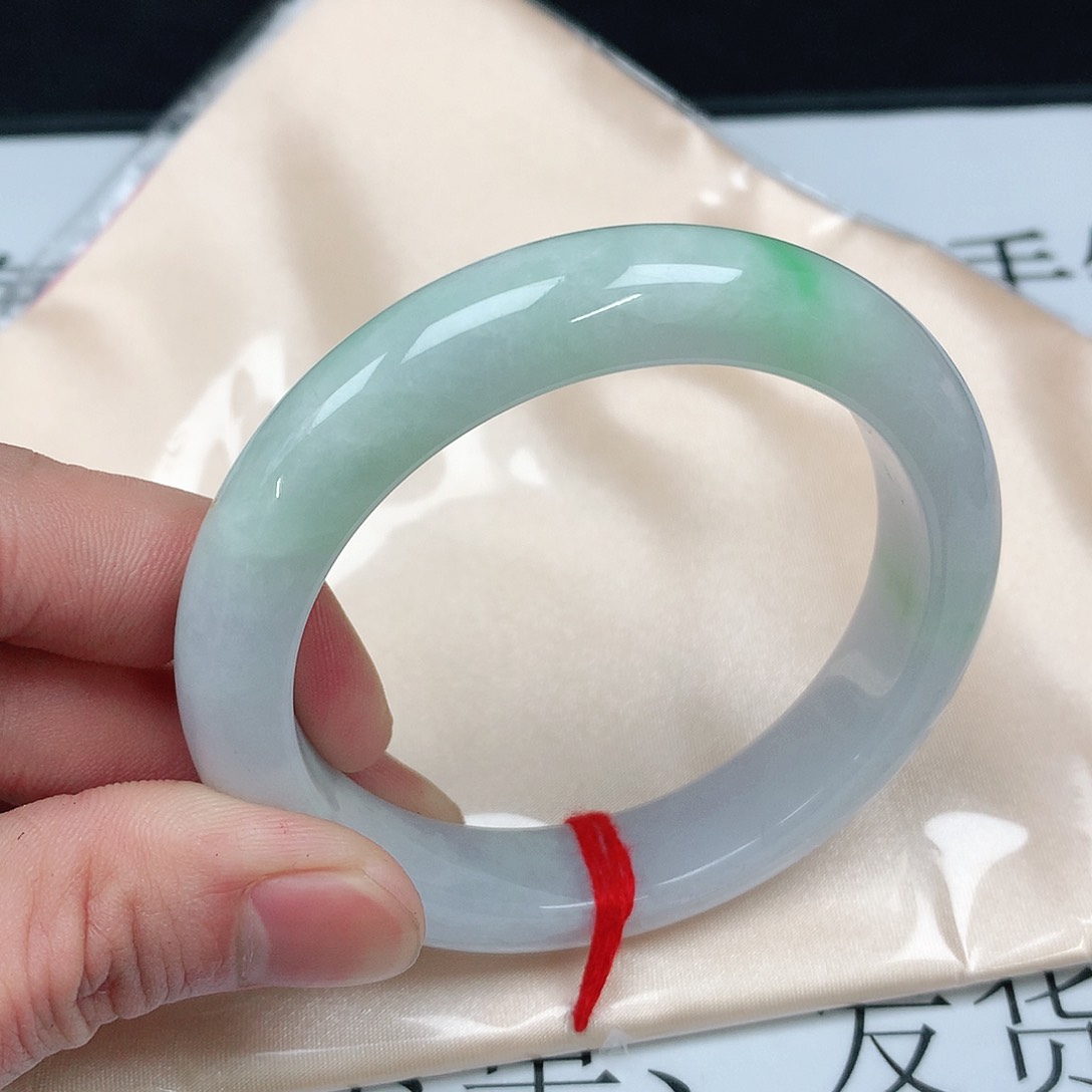 翡翠手镯未镶嵌圈57