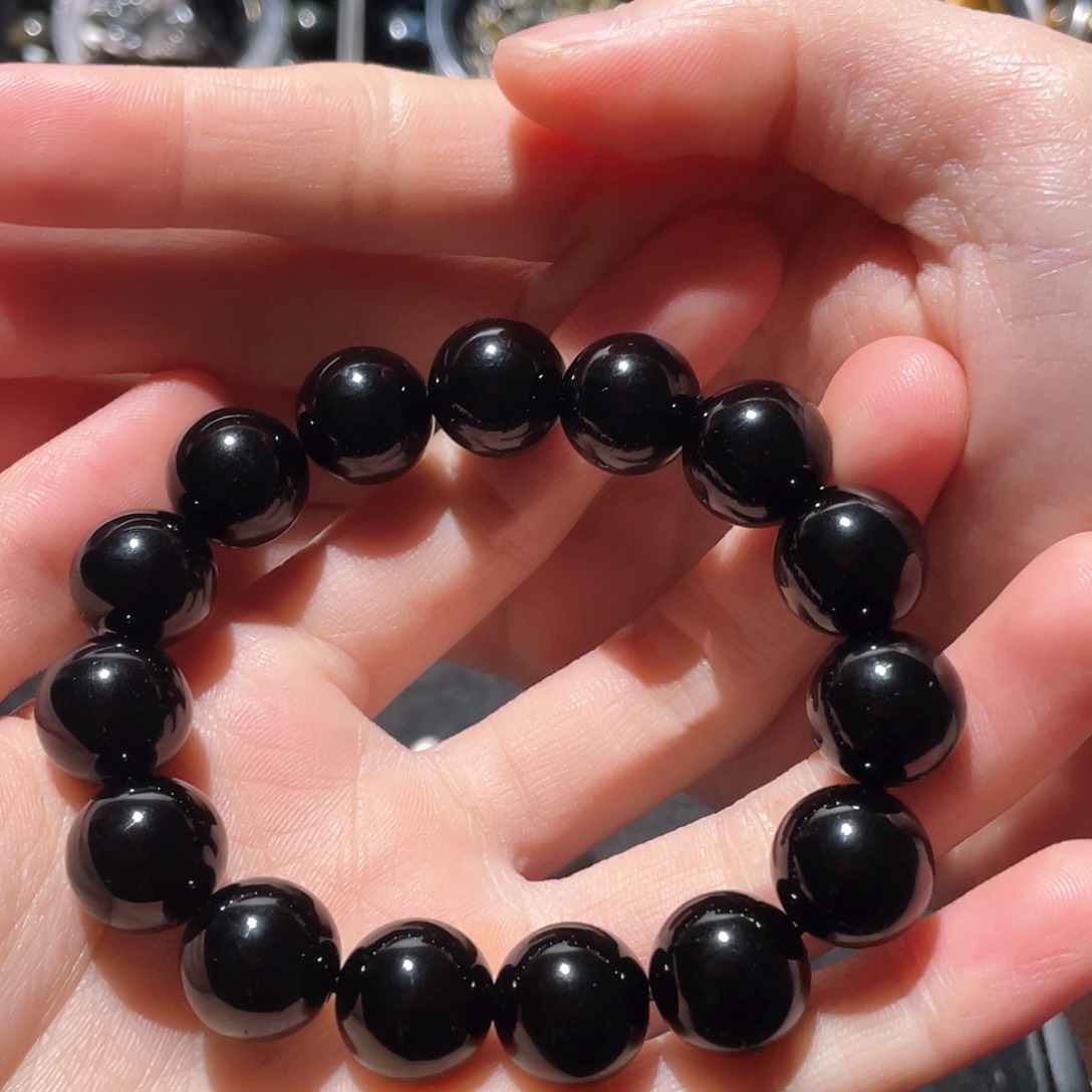 黑曜岩手链未镶嵌?****?