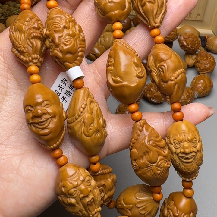 橄榄核手串/手链罗汉脖挂