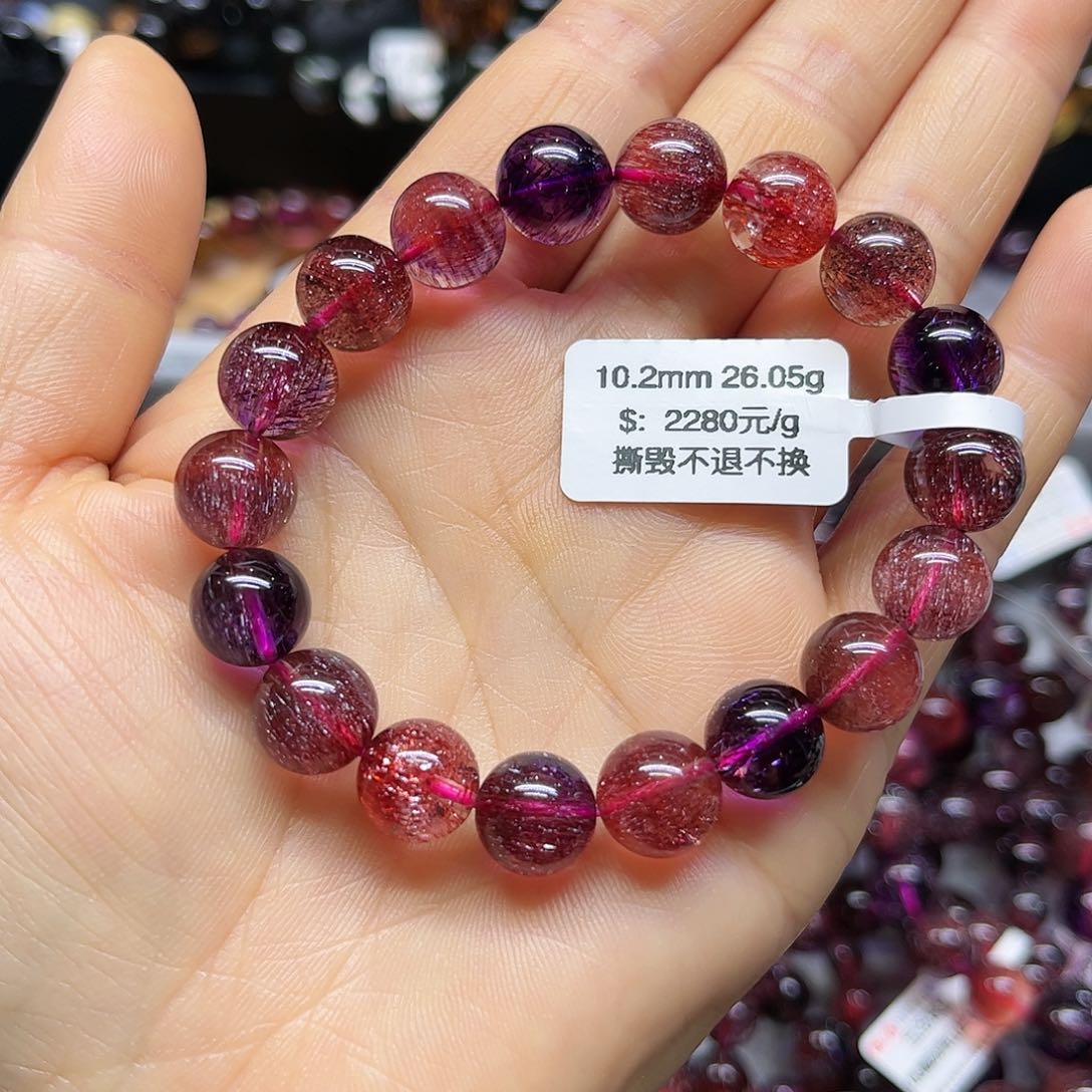 水晶手链未镶嵌天然水晶