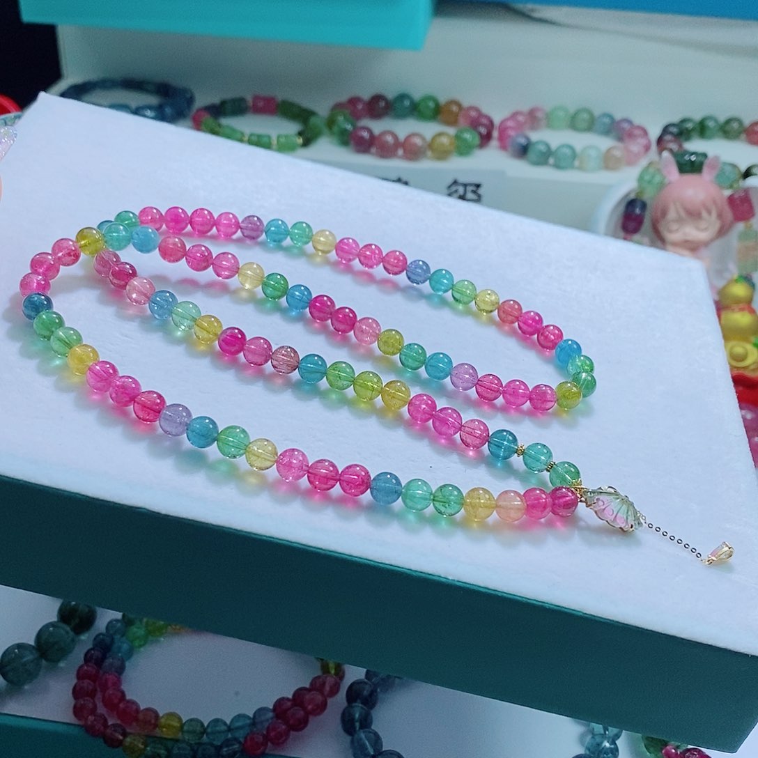 手链未镶嵌碧玺6.7mm左右