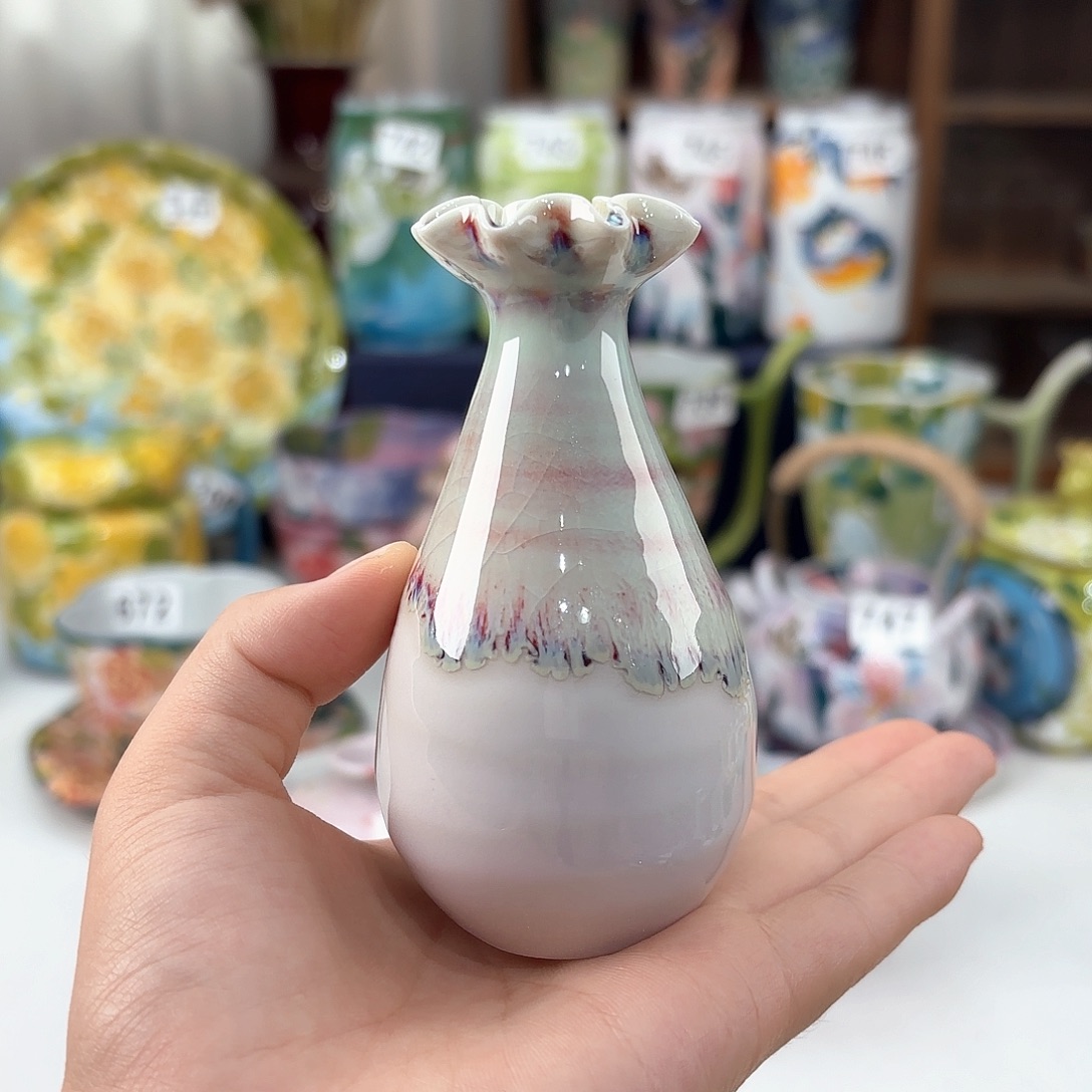 景德镇手绘高温釉下彩陶瓷茶具