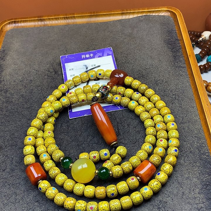 用***2星月菩提吊坠脖挂