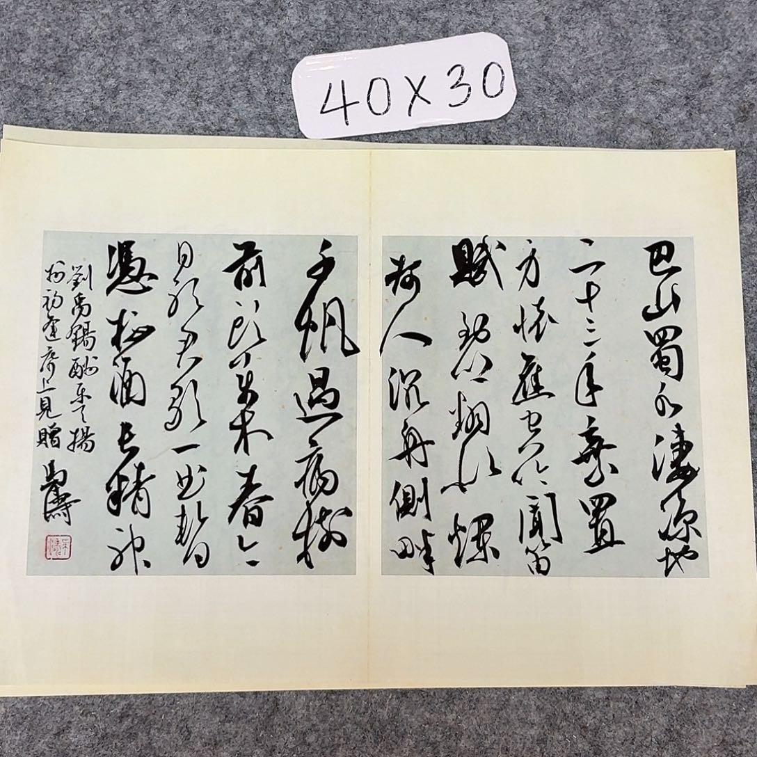 书法中书马涛40×30