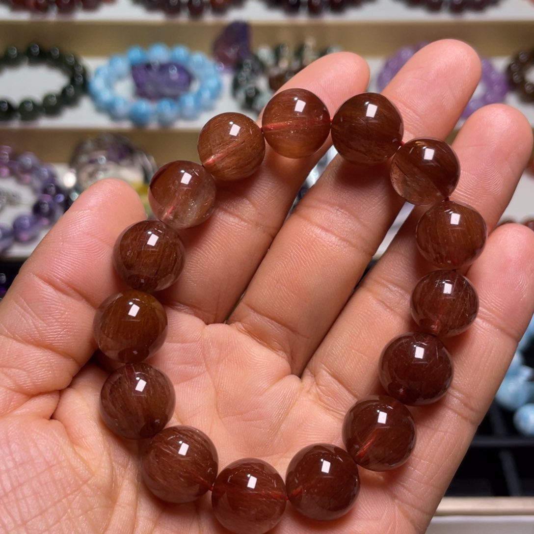 水晶手链未镶嵌红发晶