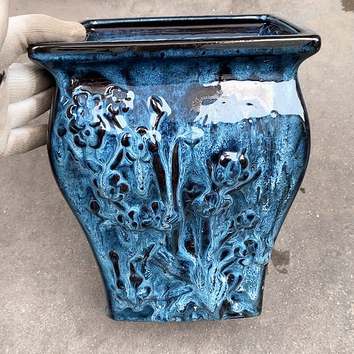 紫砂花盆口20高24福利