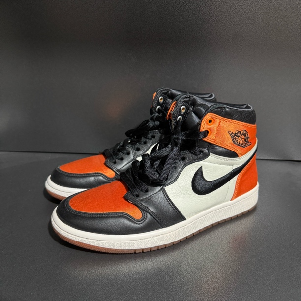 90新 AIR JORDAN 39码/aj1 OG 丝绸扣碎 高帮男女同款 