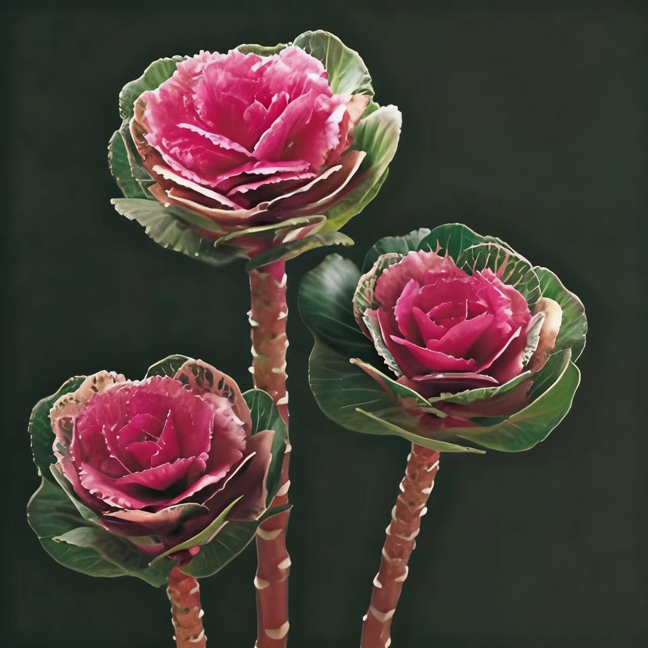 多头玫瑰彩色羽衣甘蓝庭院花卉多年生耐寒耐热易养好活