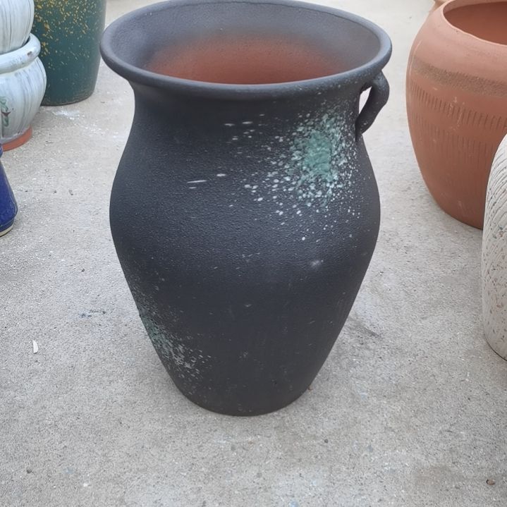 红陶口20高32一个盆子