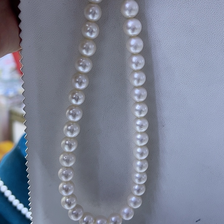 淡水珍珠项链银S925镶嵌10mm正圆款