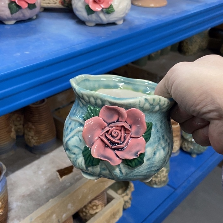 陶瓷花盆单场满9.9发10.5*8.5