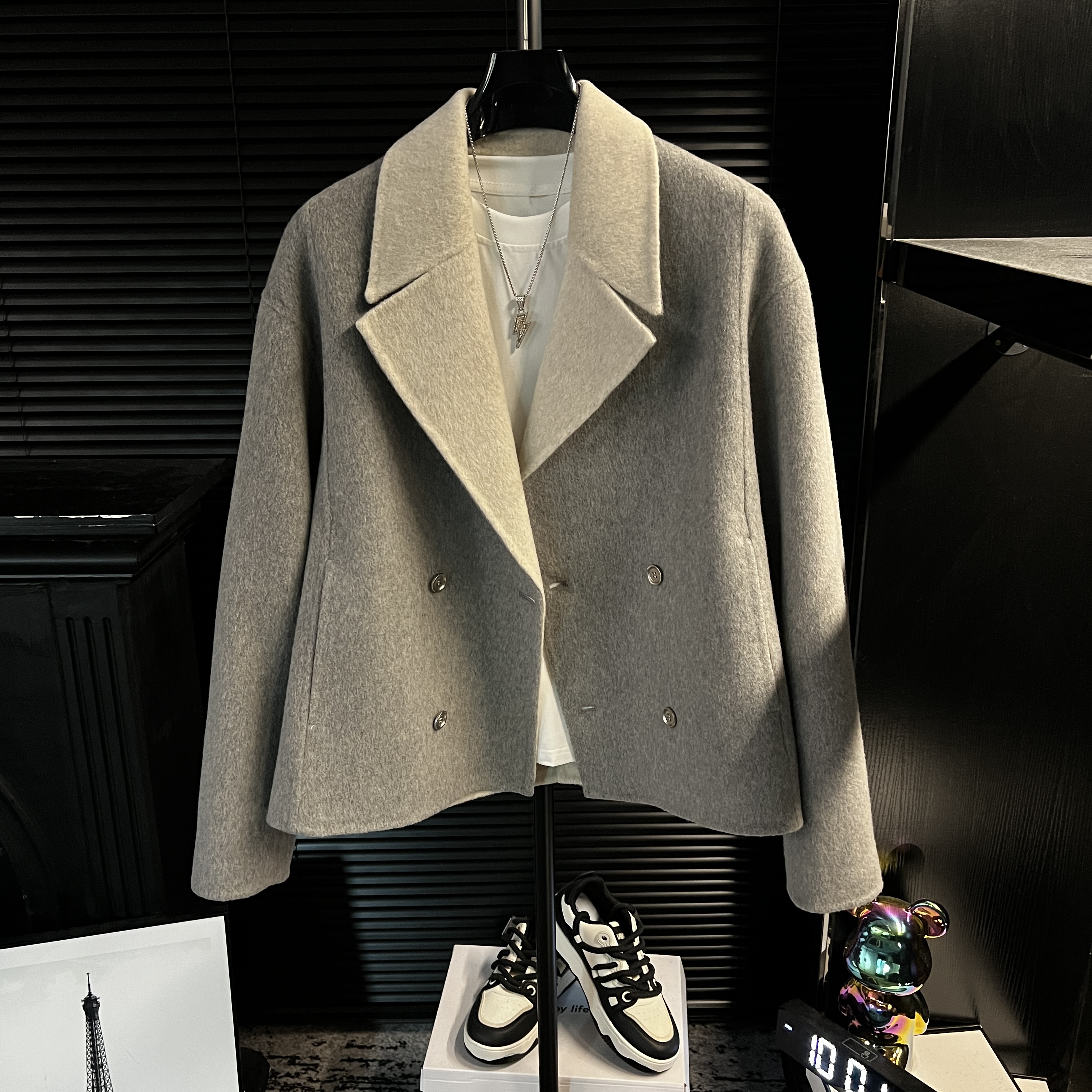 DB-高级感手工西装领外套男士休闲宽松秋冬