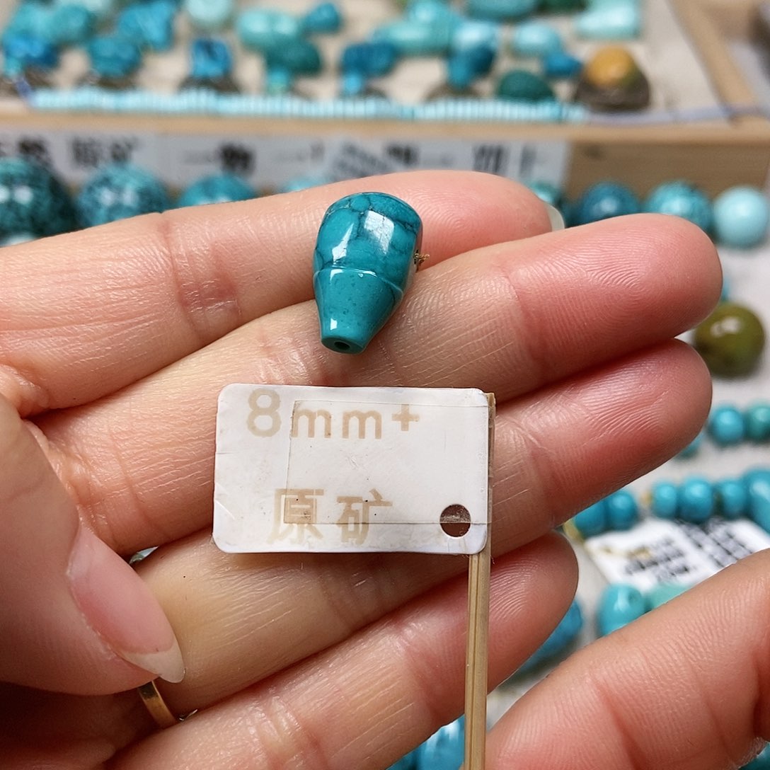 未镶嵌绿松石珠宝半成品